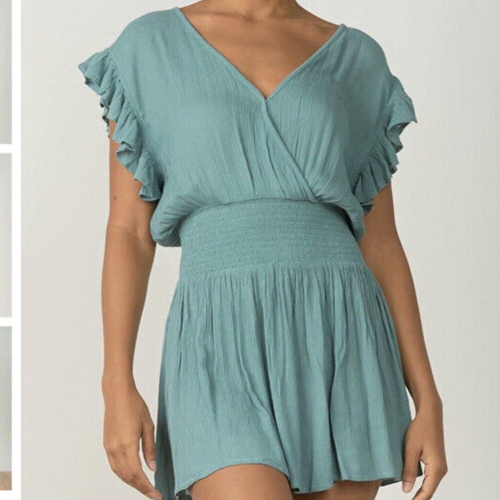 NWT ELAN Jade Green Eliana Cover Up Dress